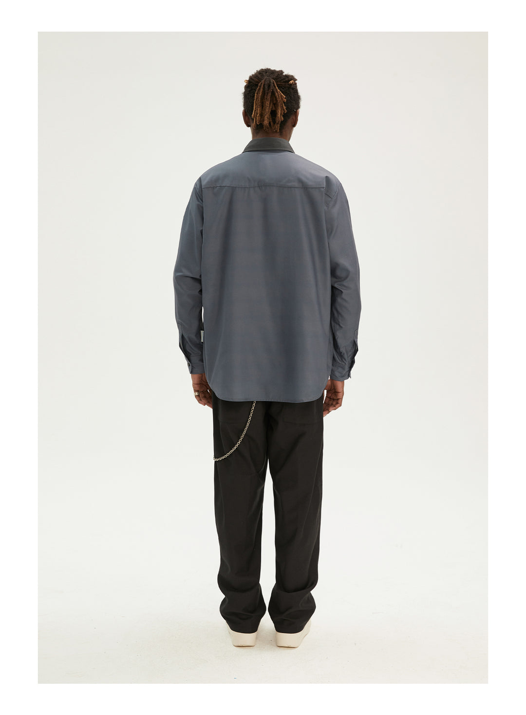 EMPTY REFERENCE Flower Shadow Print Long Sleeve Shirt