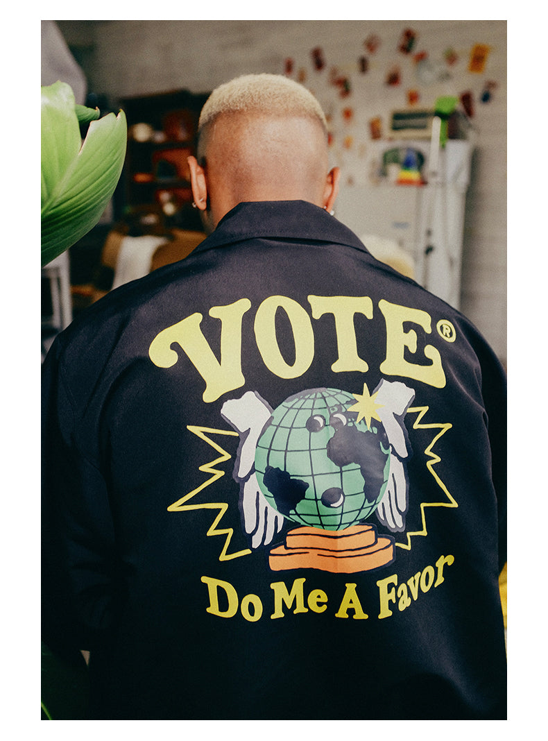VOTE  Do Me A Favor Coach Jacket
