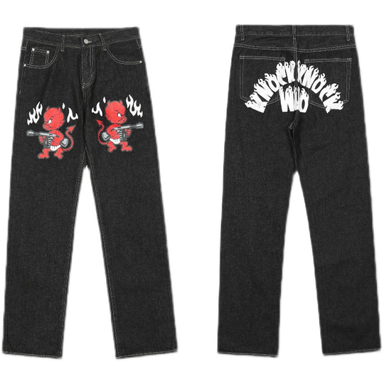 Character Printed Denim Jeans