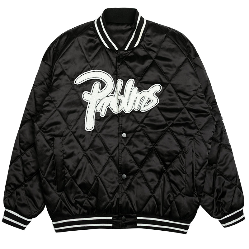 PRBLMS LOGO Embroidery Mercerized Quilted Jacket | Face 3 Face