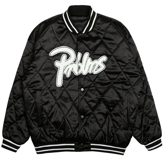 PRBLMS LOGO Embroidery Mercerized Quilted Jacket | Face 3 Face
