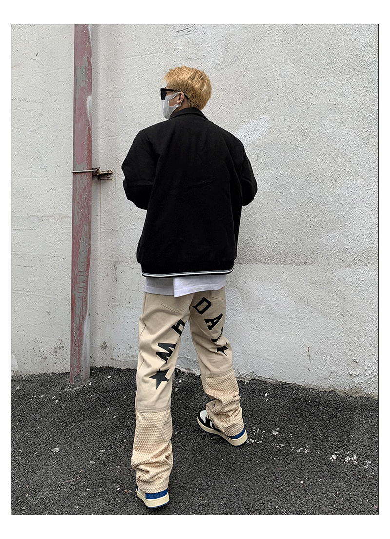 Guns Star Print Pants