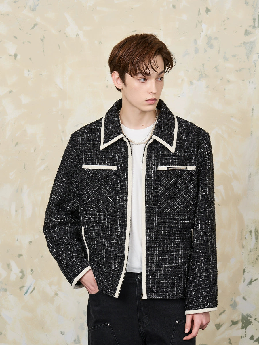 Harsh and Cruel Tweed Pockets Jacket