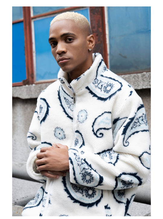 VOTE Paisley Sherpa Jacket