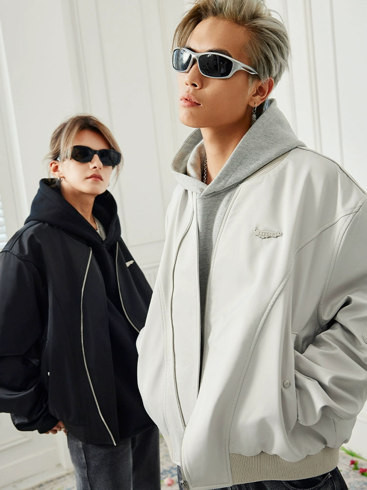 Achock Personalized Zipper Bomber Jacket