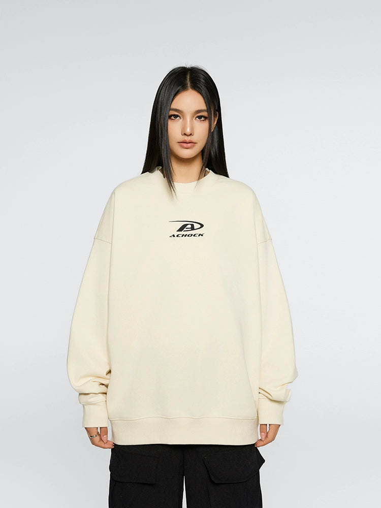 Achock Basic Logo Print Sweatshirt | Face 3 Face