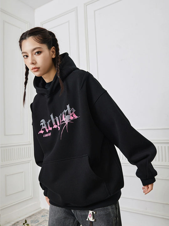 Achock Spider Print Hoodie