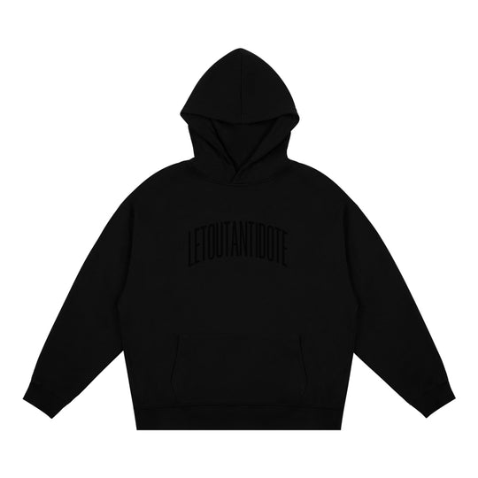 ANTIDOTE Basic Logo Print Hoodie