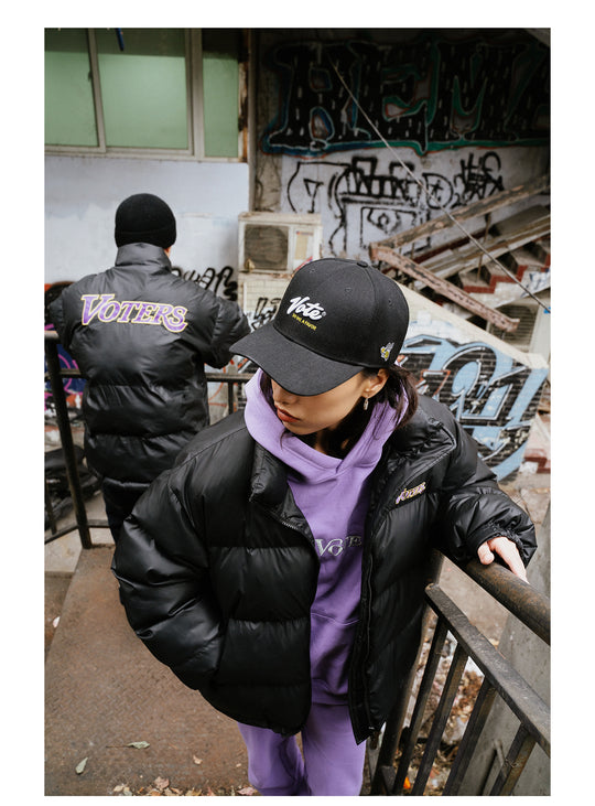 VOTE Spoof Logo Heavy Jacket