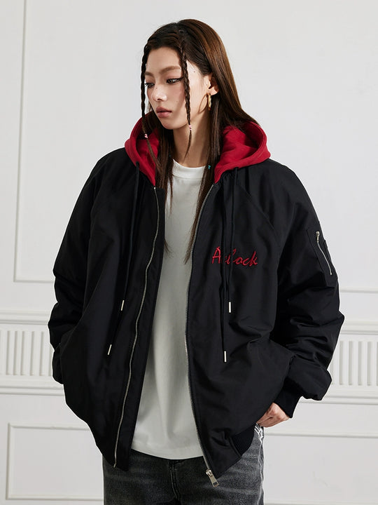 Achock Aviator Small Red Cap Jacket | Face 3 Face