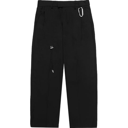 Harsh and Cruel Carabiner Pleated Loose Suit Trousers