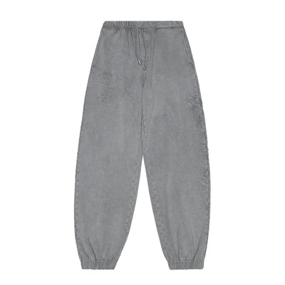 MEDM Washed Embroidered Sweatpants