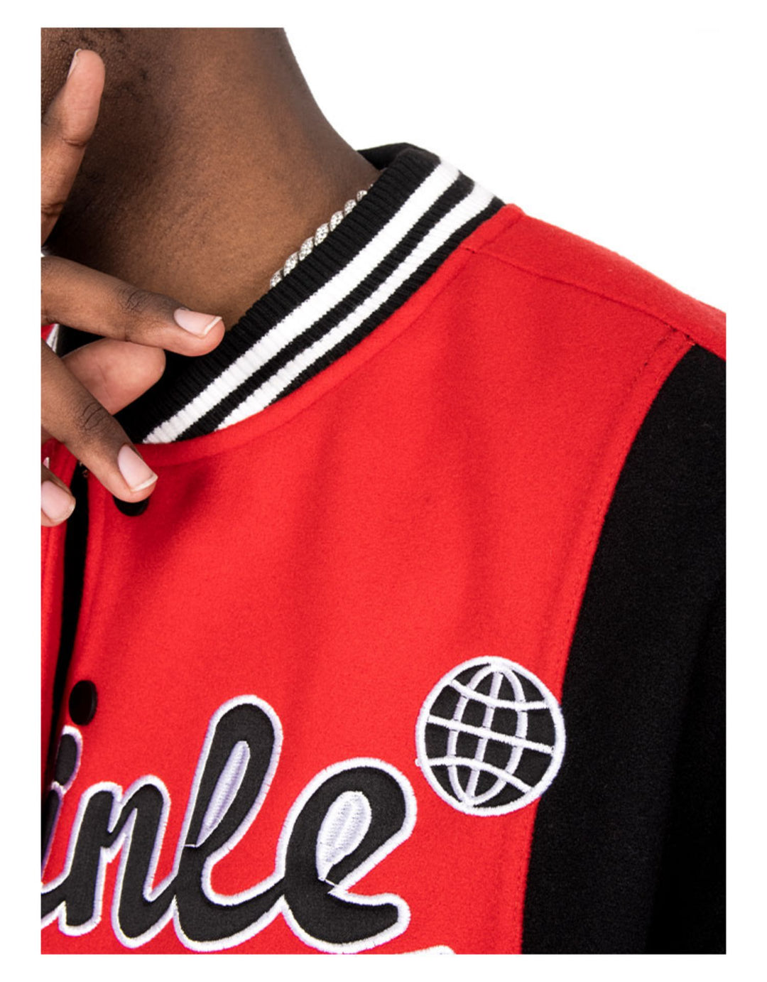 Embroidered Baseball Jacket