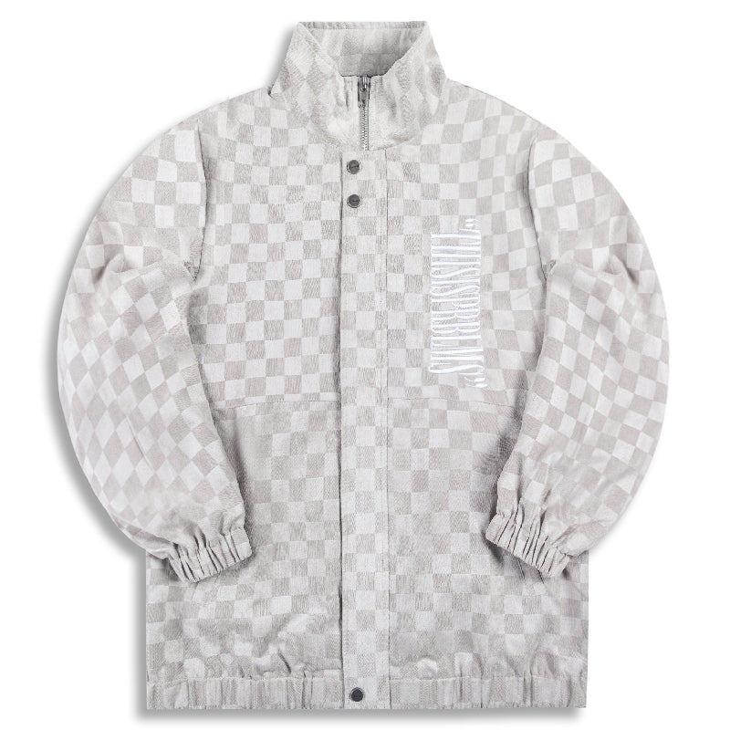 PRBLMS Checkerboard LOGO Embroidered Jacket | Face 3 Face