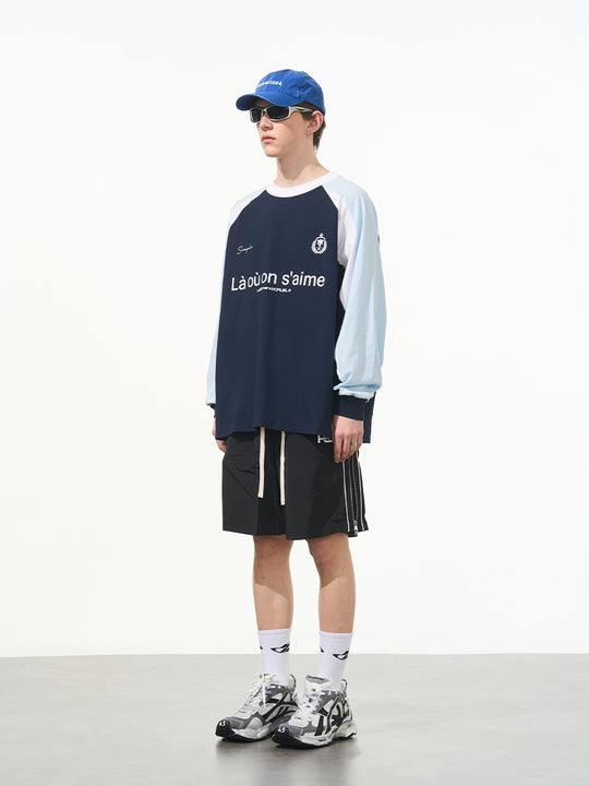 Harsh and Cruel Jersey Raglan Long Sleeve Tee