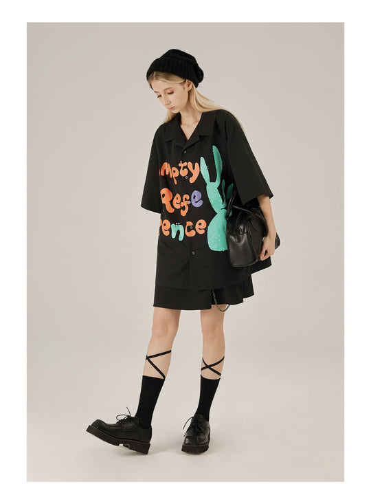 EMPTY REFERENCE Cactus Short Sleeve Shirt