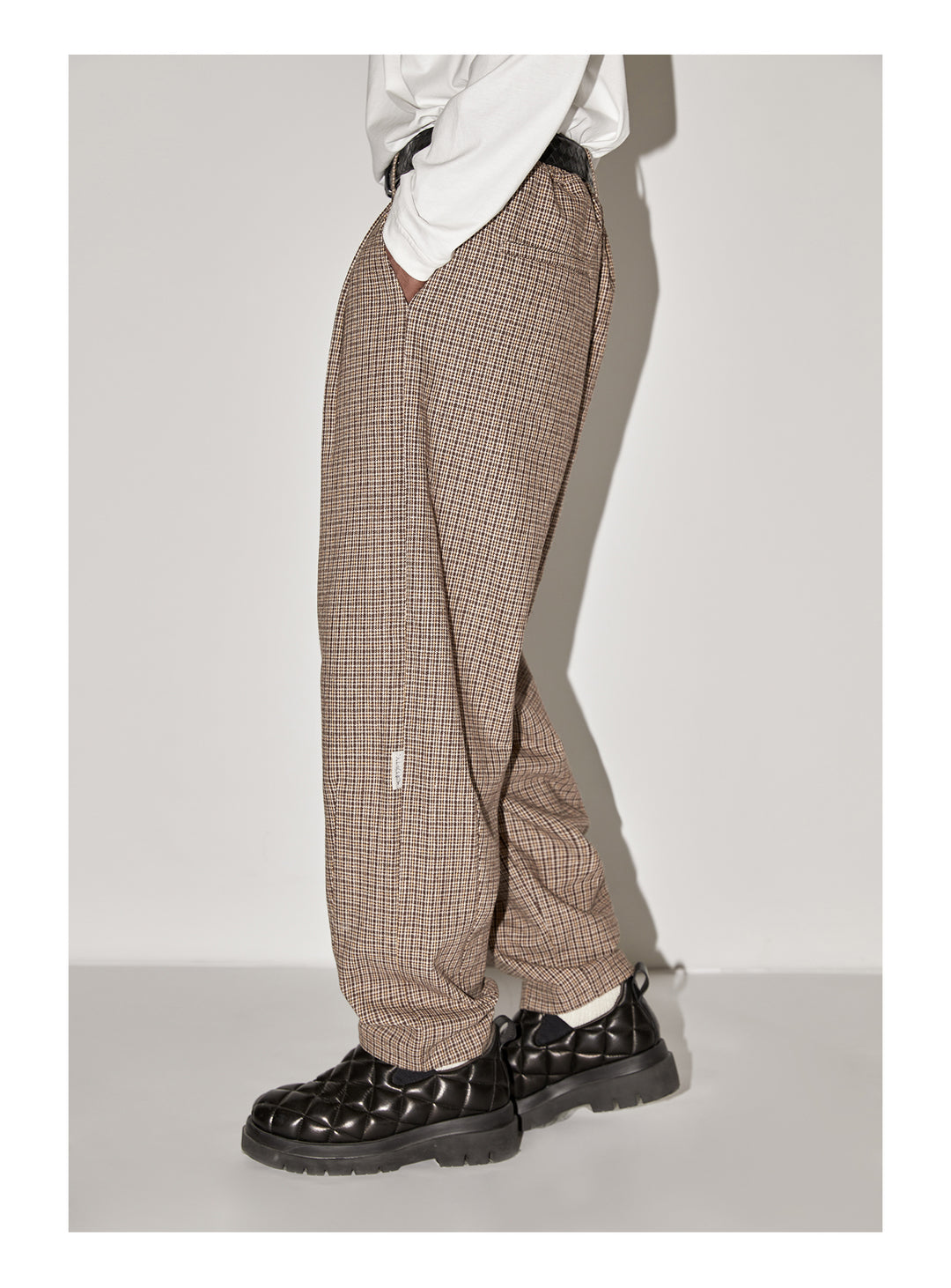 EMPTY REFERENCE Check Pattern Pants