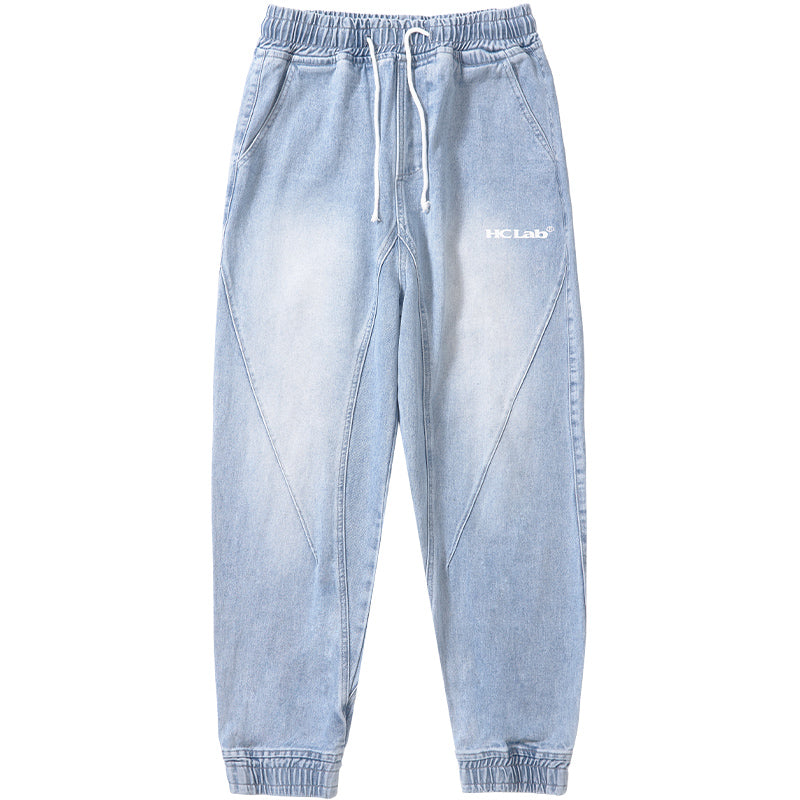 Harsh and Cruel Split Beam Foot Wash Casual Jeans