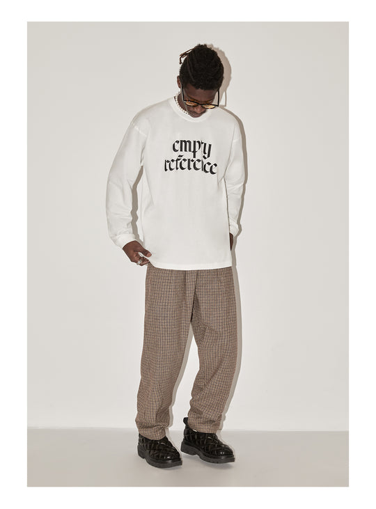 EMPTY REFERENCE Check Pattern Pants