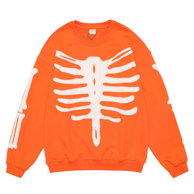 Patch Skeleton Sweatshirts