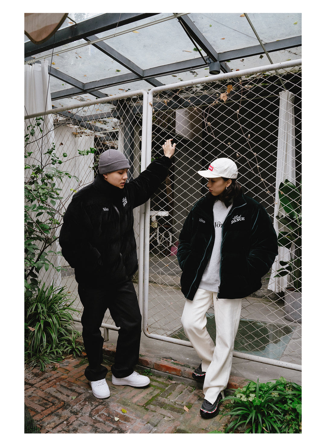 VOTE Embroidered Corduroy Jacket