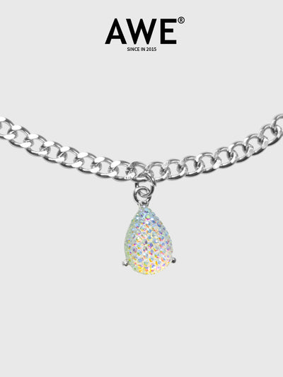AWE Water Drop Gemstone Necklace