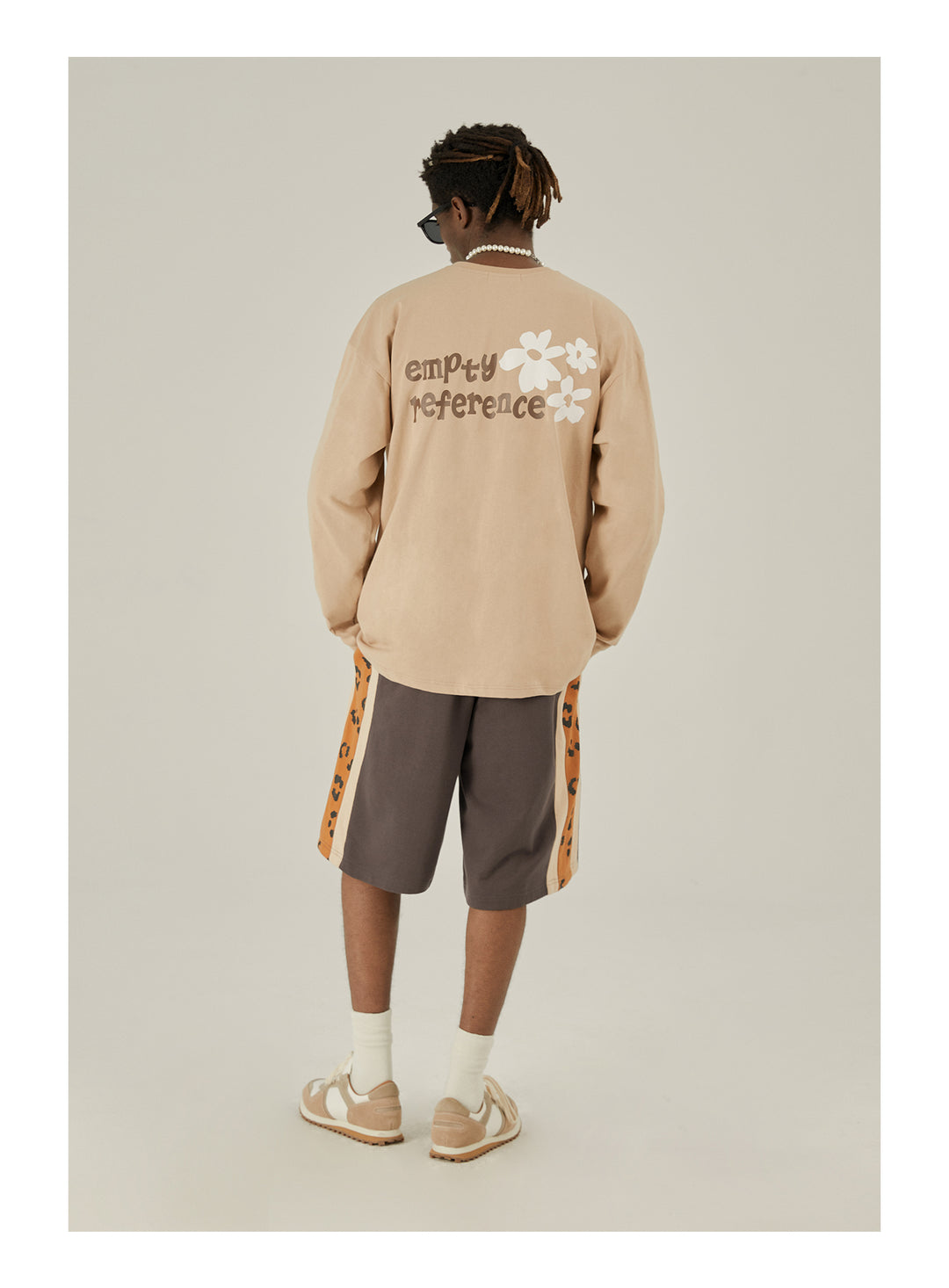 EMPTY REFERENCE Leopard Print Shorts