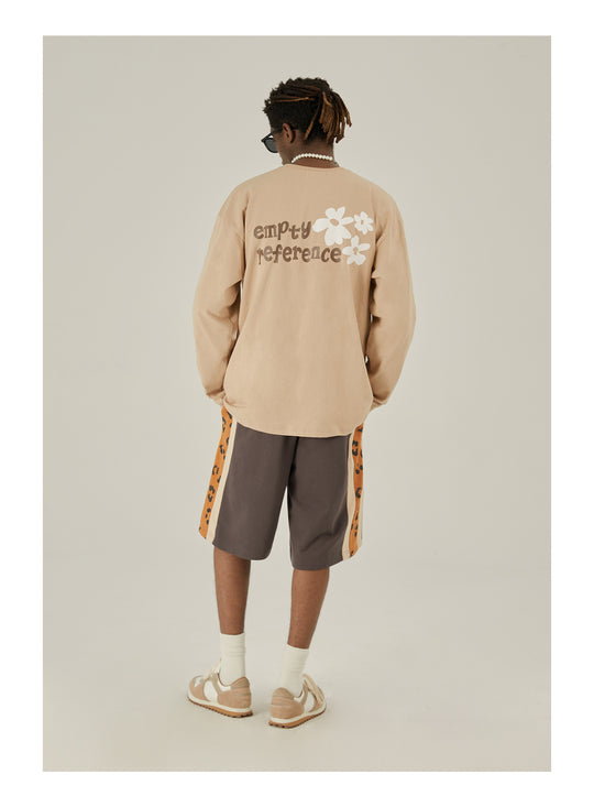 EMPTY REFERENCE Leopard Print Shorts