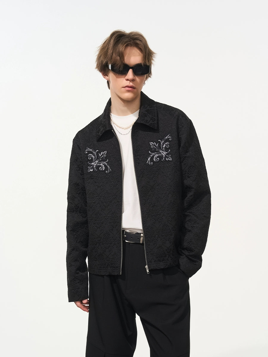 Harsh and Cruel Jacquard Embroidered Patches Jacket