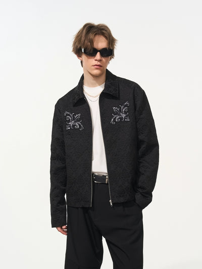 Harsh and Cruel Jacquard Embroidered Patches Jacket