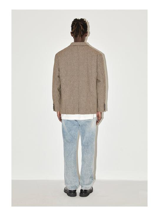 EMPTY REFERENCE Patch Embroidery Suit Jacket