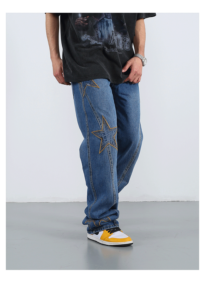 F3F Select Star Bright Line Denim Jeans