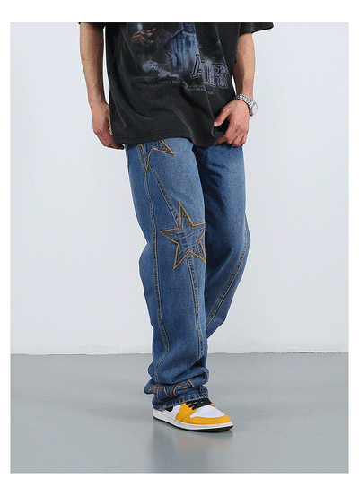 F3F Select Star Bright Line Denim Jeans