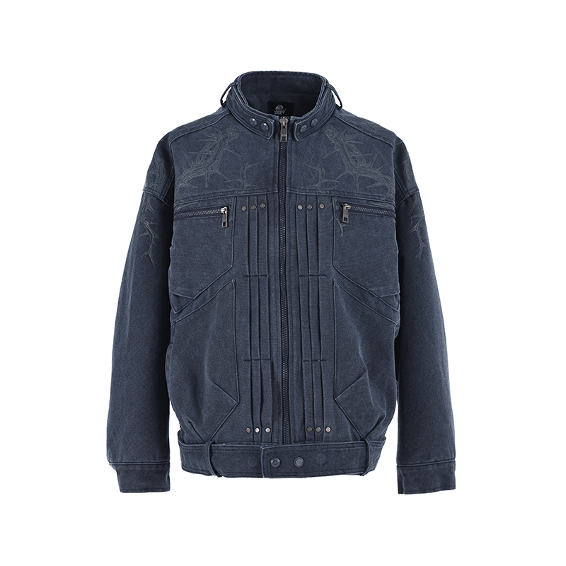 JHYQ Stand Up Collar Short Jacket