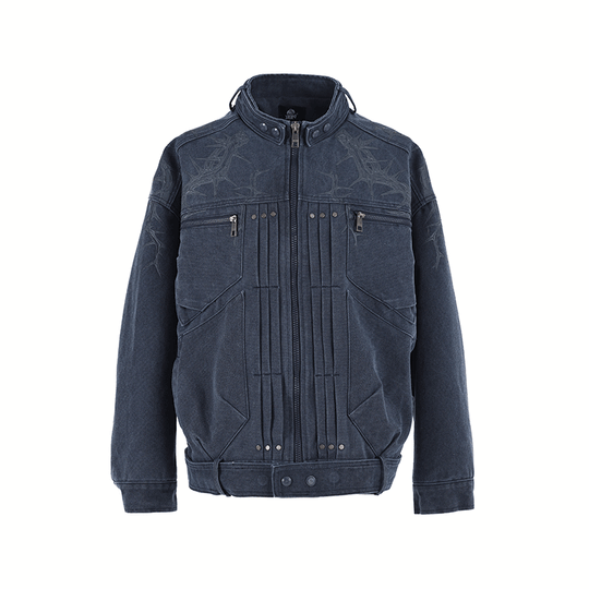 JHYQ Stand Up Collar Short Jacket