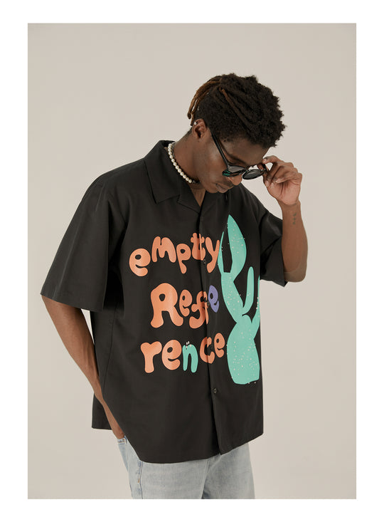 EMPTY REFERENCE Cactus Short Sleeve Shirt