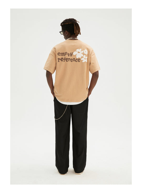 EMPTY REFERENCE Floral Letter Tee