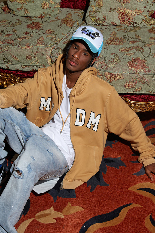 MEDM Snake Letters Logo Zipper Hoodie | Face 3 Face