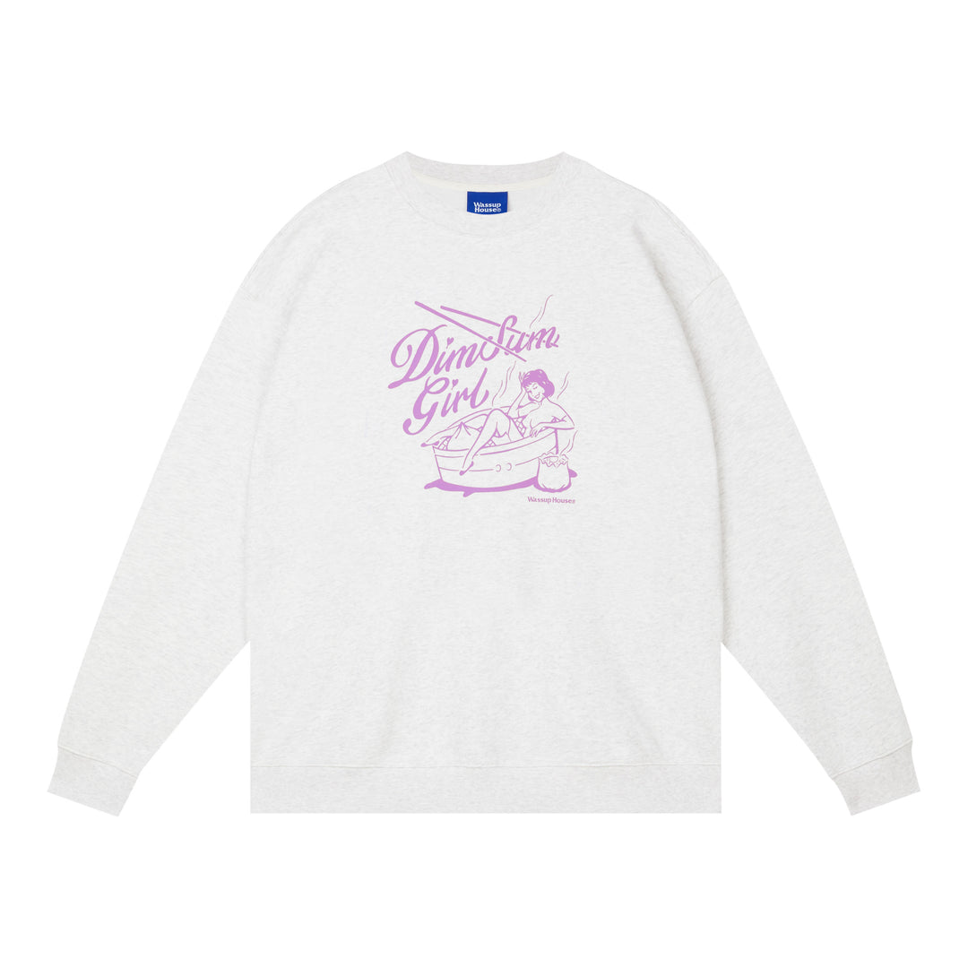 Wassup House Dim Sum Girl Printed Sweatshirt