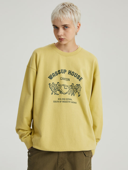 Wassup House Tug Of War Prints Sweatshirt