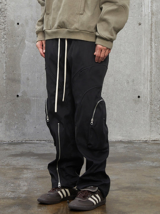 F2CE Zipper 3D Pockets Nylon Functional Work Pants