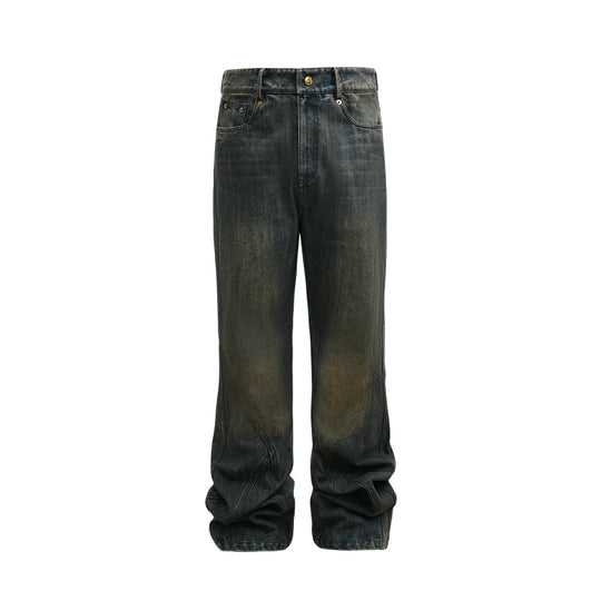 ANTIDOTE Spray Colored Micro Flared Denim Jeans