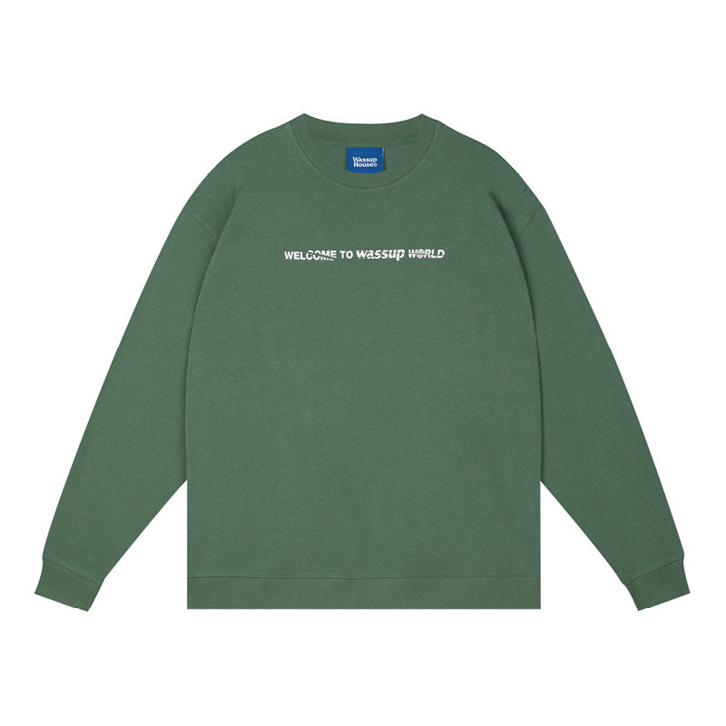 Wassup House Cutting Logo Sweatshirt
