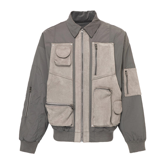 F2CE Multi Pockets Bomber Flight Jacket