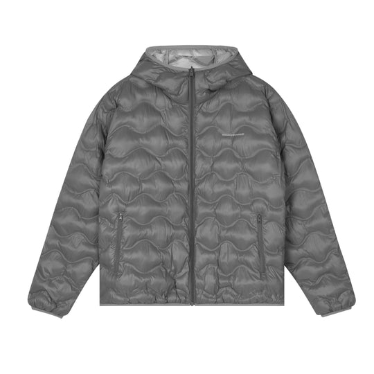 Wassup House Reversible Military Quilt Hooded Down Jacket