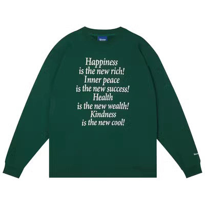 Wassup House Slogan Printing Sweatshirt