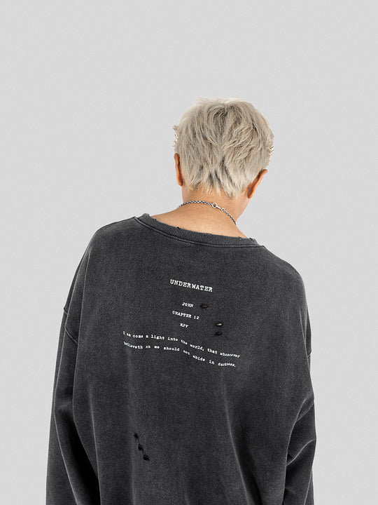 UNDERWATER Wormhole Destruction Thorns Printed Sweatshirt