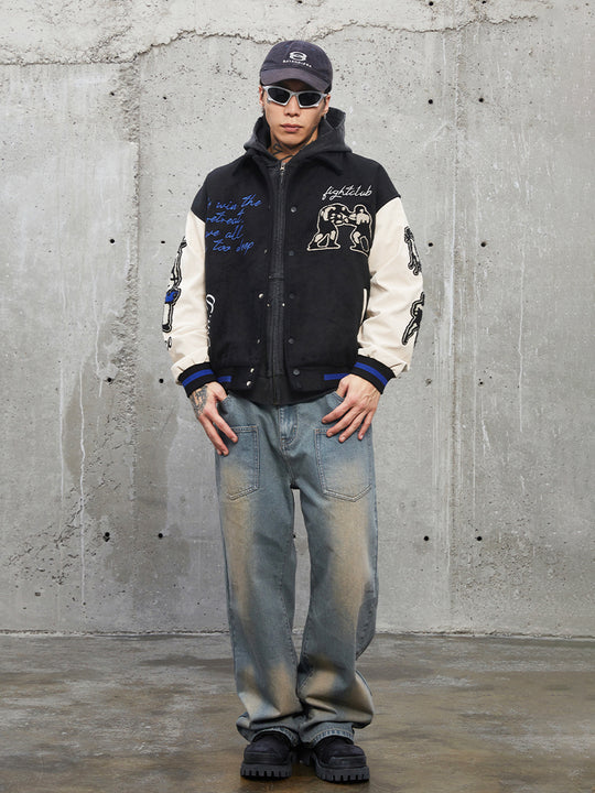 F2CE Vintage Wash Front Pockets Denim Jeans