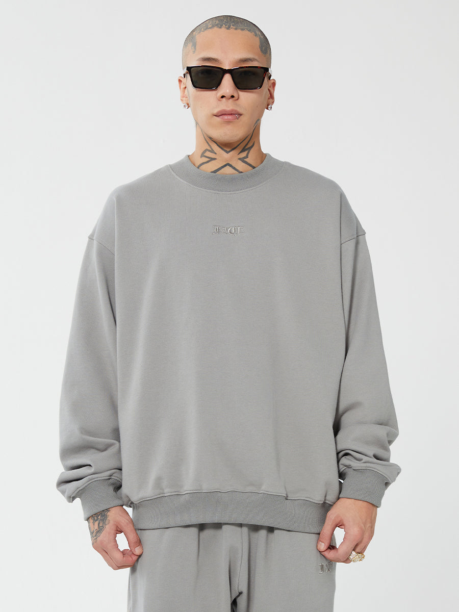 F2CE Embroidered LOGO Basic Pullover Sweatshirts | Face 3 Face
