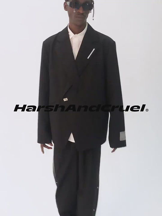 Harsh and Cruel Deconstructed Lock Blazer